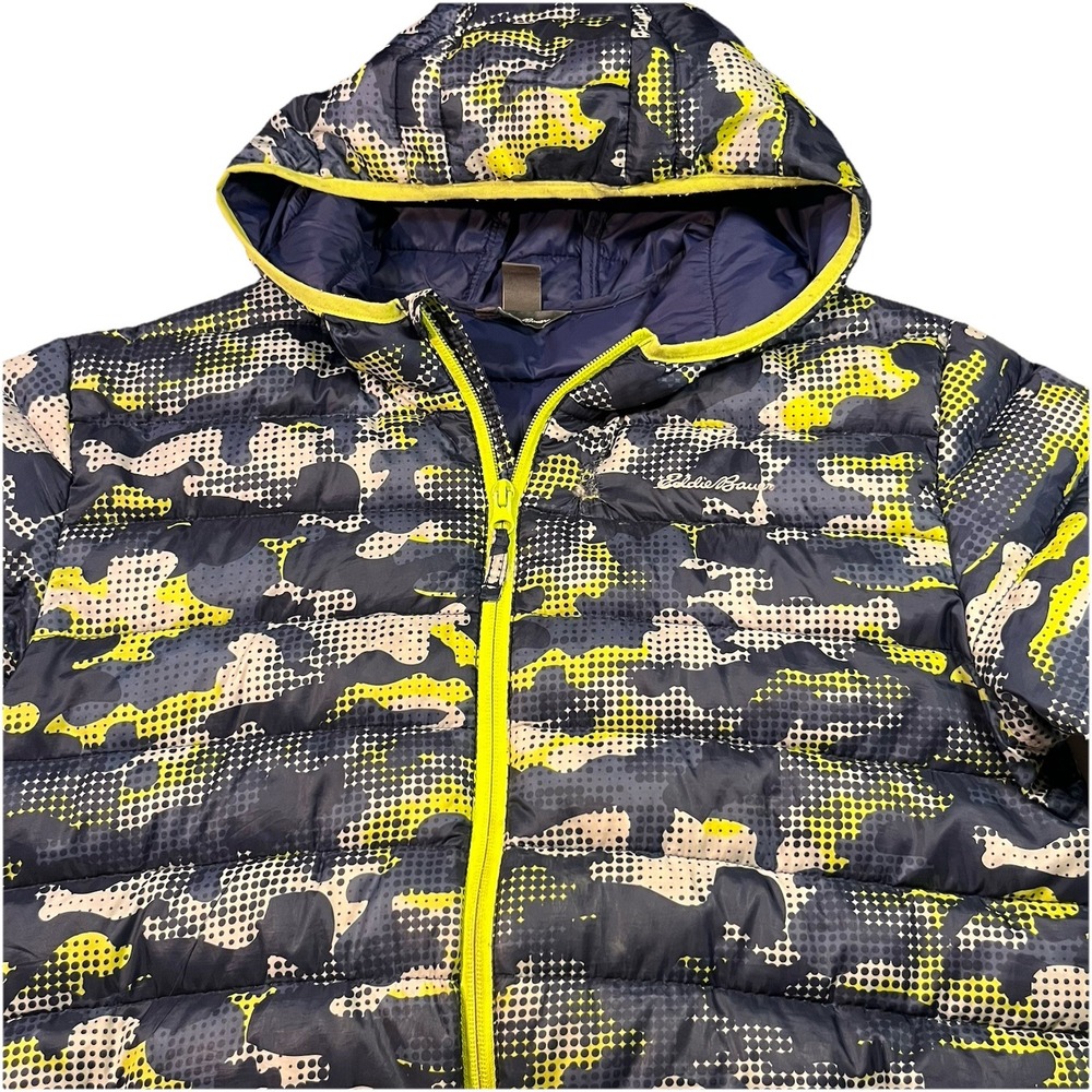 Eddie Bauer Kids Down Puffer Jacket Size XL Has A Couple Repairs